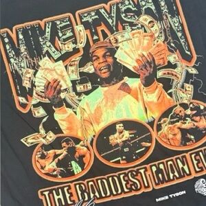 Mike Tyson, the baddest man ever T shirt large